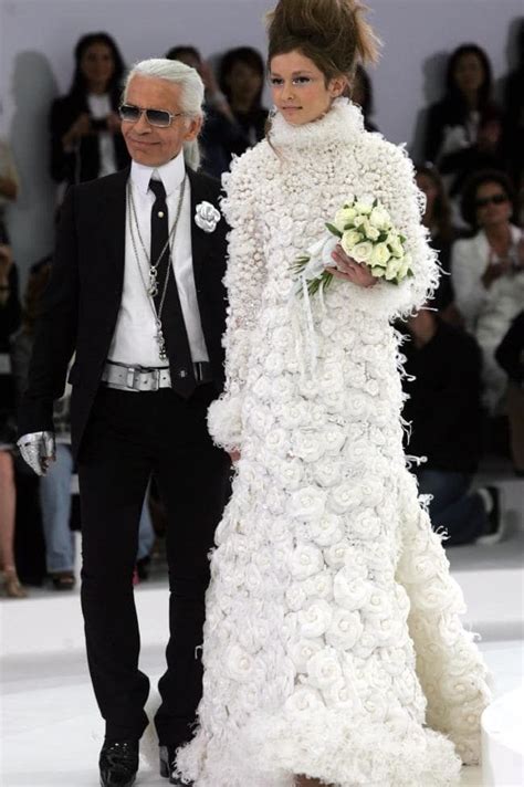 chanel wedding dress 2017|61 Iconic Karl Lagerfeld.